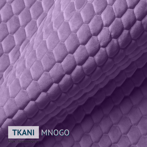 Фото обивки велюра “AY1-41A” (ромб розовый, фиолетовый)
