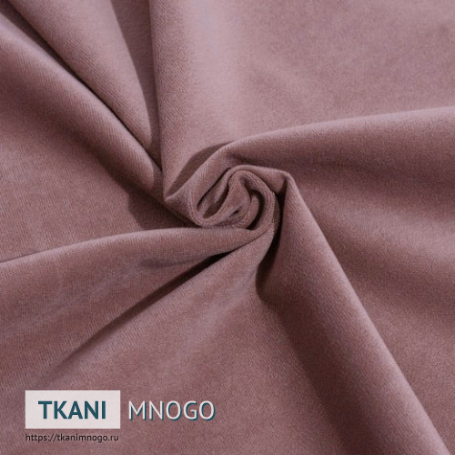 Фото внешнего вида велюра “3” (однотонный розовый)