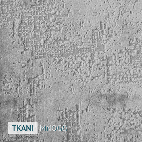 Фото ткани велюра “11” (узор серый)