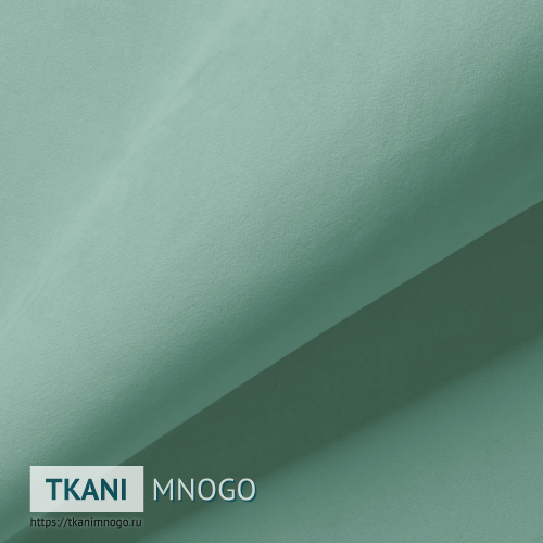 Фото внешнего вида велюра “17” (однотонный зеленый)