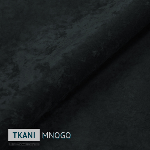 Фото фактуры велюра “Own-22” (однотонный черный)