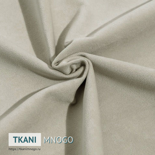 Фото материала велюра “Cf016-2” (однотонный бежевый)