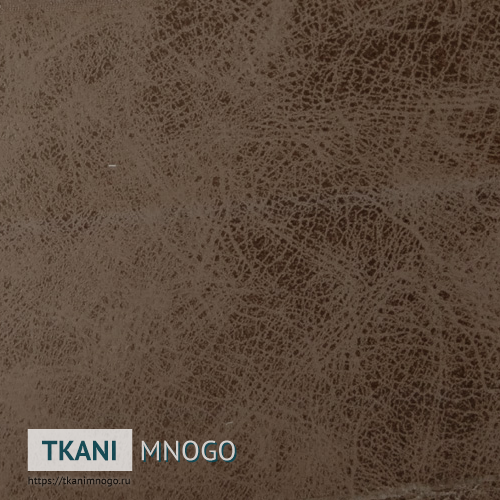 Фото ткани 017-10 - коричневый узор. Производитель Китай. Замша крупным планом.
